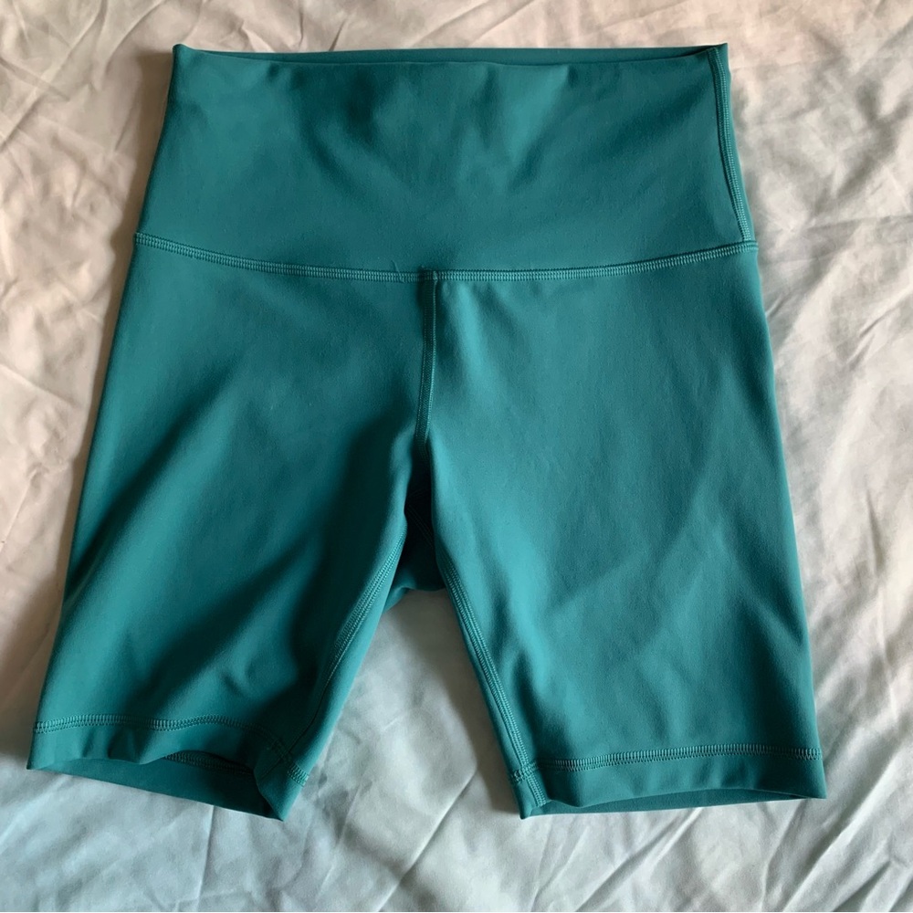 Lululemon Wunder Train 8” Biker Short - Teal